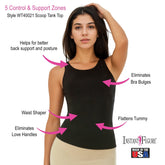 InstantFigure  Scoop Tank Top Plus Size Shapewear WT40021C